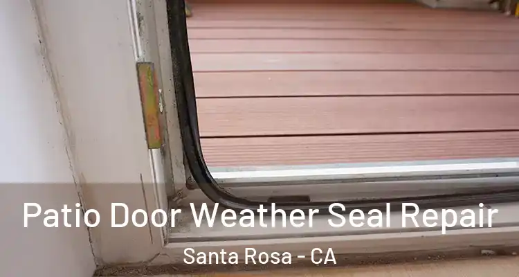  Patio Door Weather Seal Repair Santa Rosa - CA