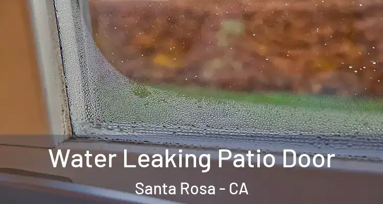  Water Leaking Patio Door Santa Rosa - CA
